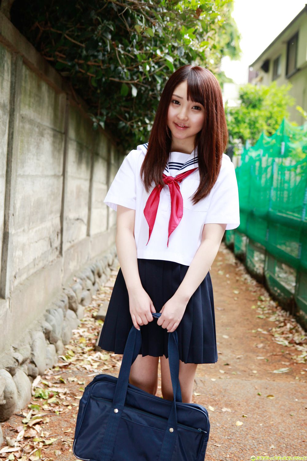 Schoolgirl after school