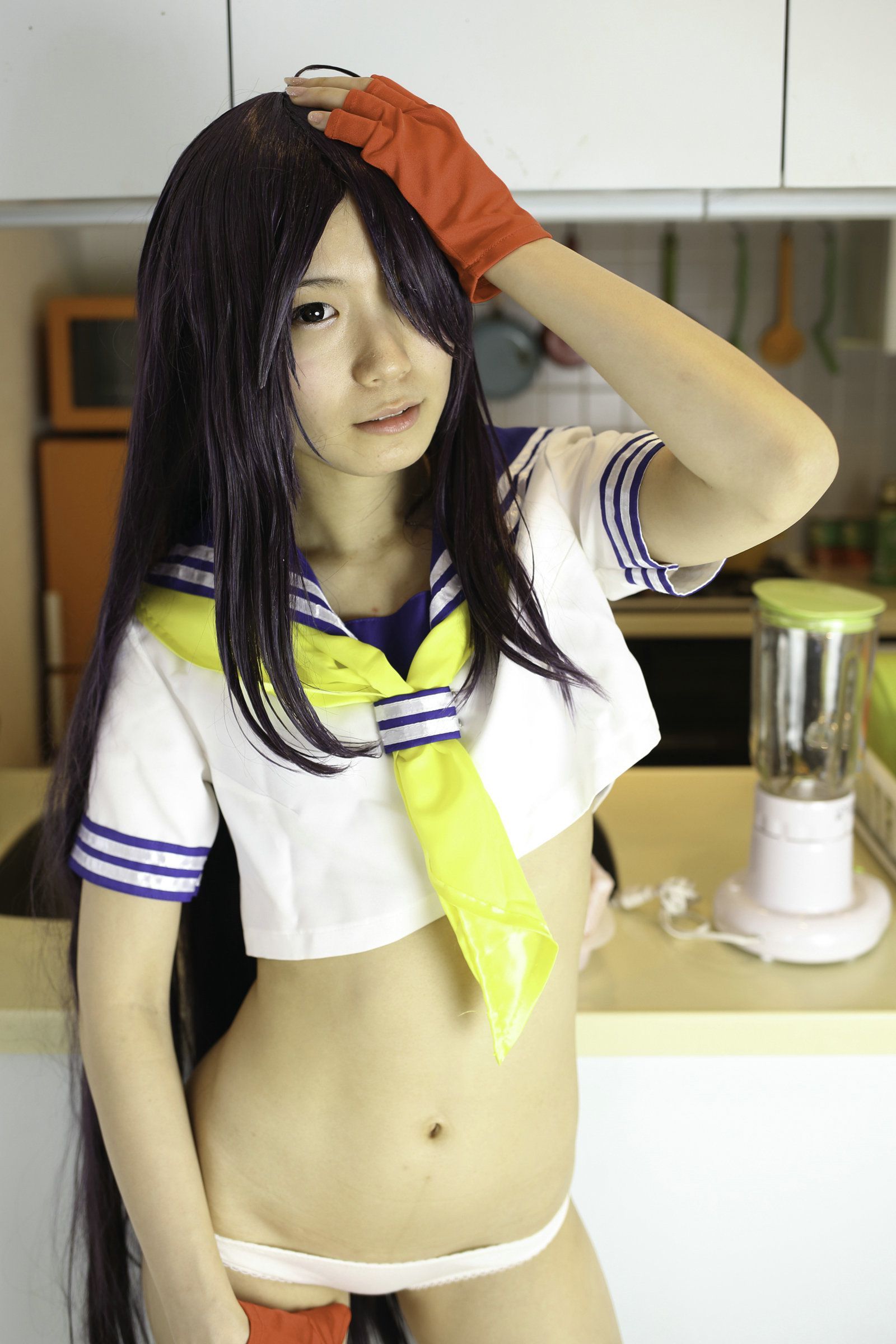 7 чан. Cute face Idol Cosplay.