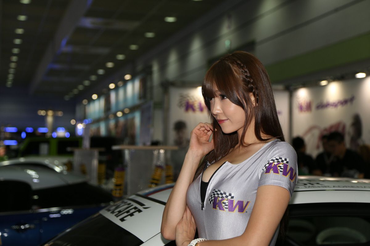 Chinese motor show. Li машина.